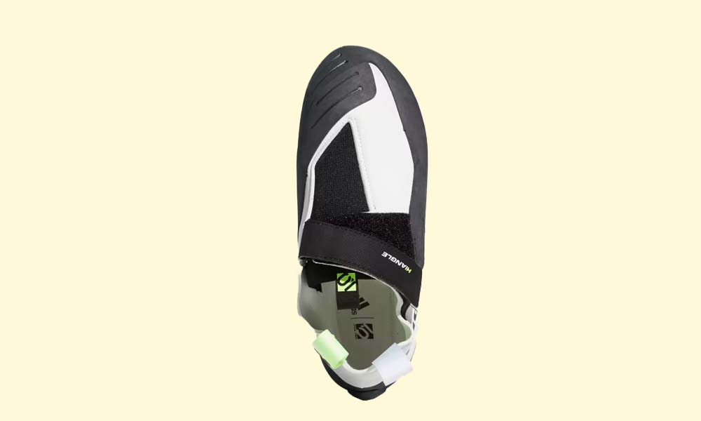 5.10 hiangle climbing shoe from above